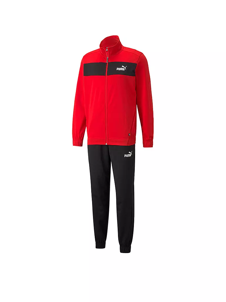 PUMA Herren Trainingsanzug Poly rot